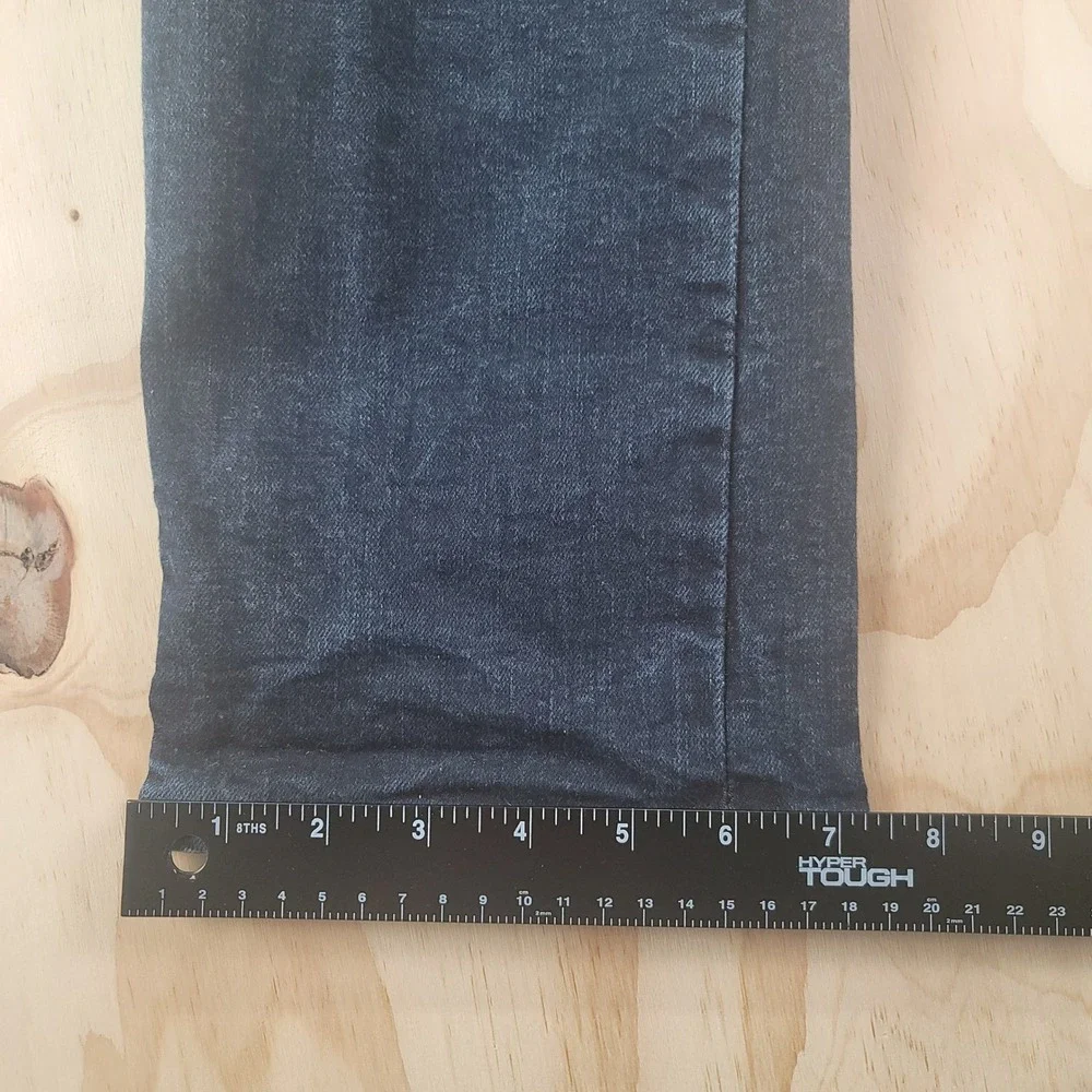 Levis‎ 501 Mens Original Fit Blue Dark Wash Stretch Denim Button Fly Jeans 30x30